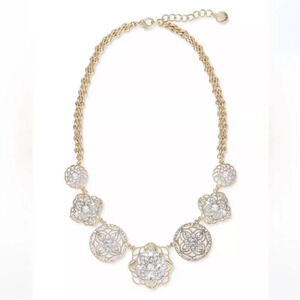 Palazzo Gold Chain Frontal Necklace